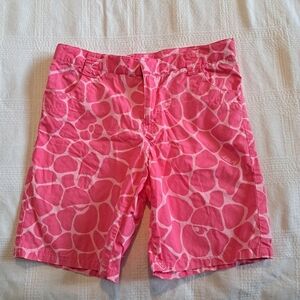 Lilly Pulitzer girls size 8 walking shorts 2 tone pink